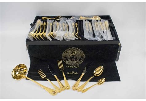 versace knife and forks|versace rosenthal sets.